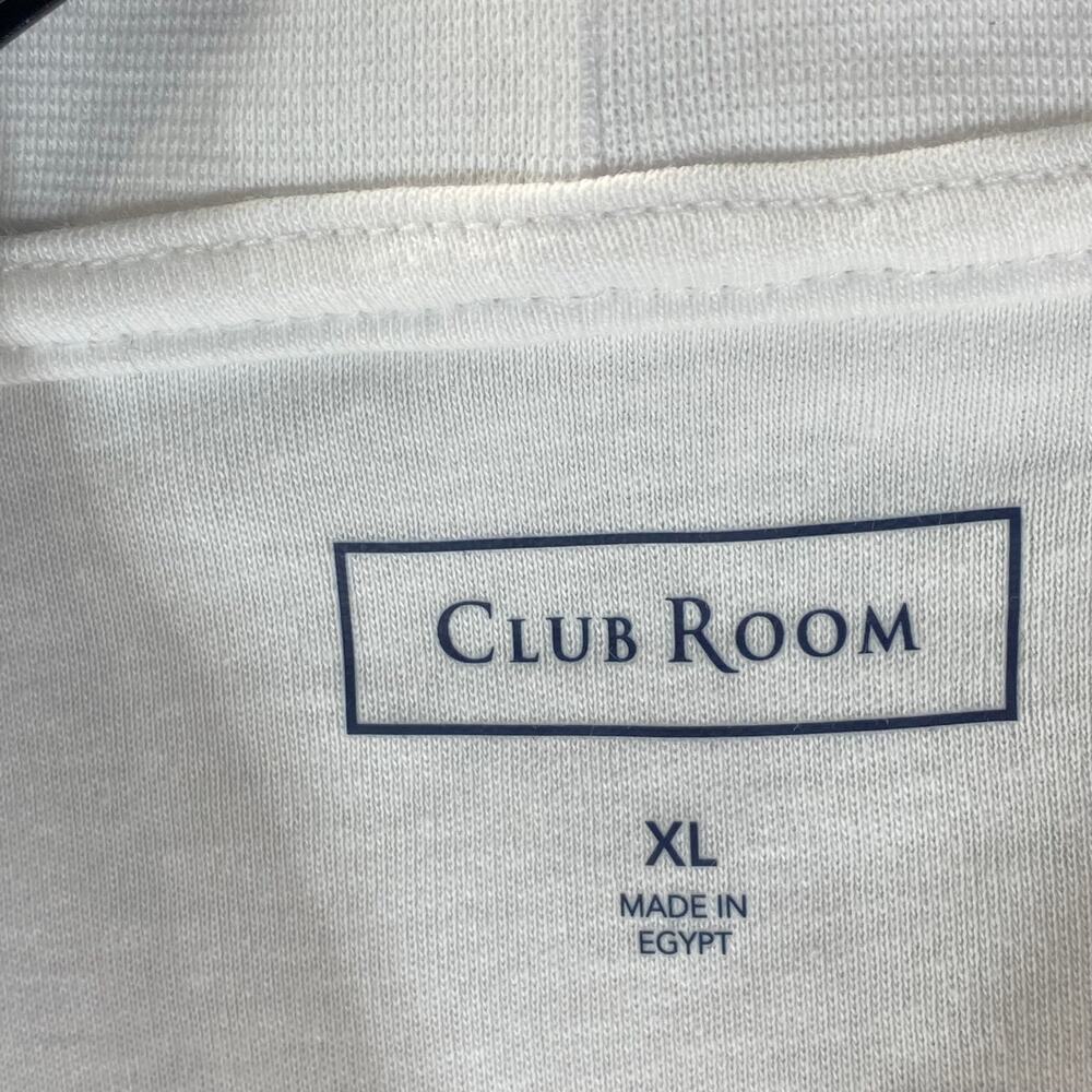 CLUB ROOM Men's White Solid Mock-Neck Long-Sleeve Pullover Shirt SZ XL - Picture 9 of 9